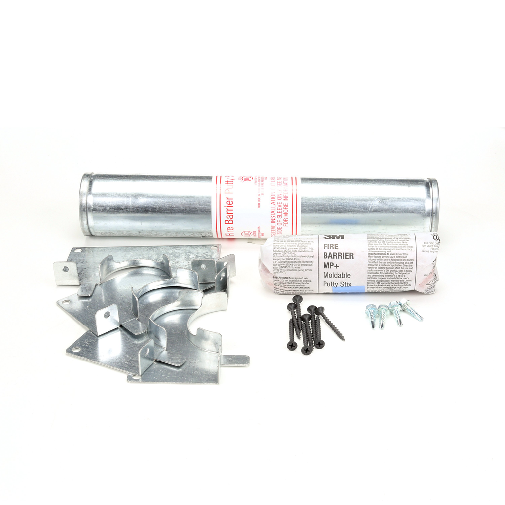 3M™ Fire Barrier Putty Sleeve Kit DT 200, 2 in Round, 1/case