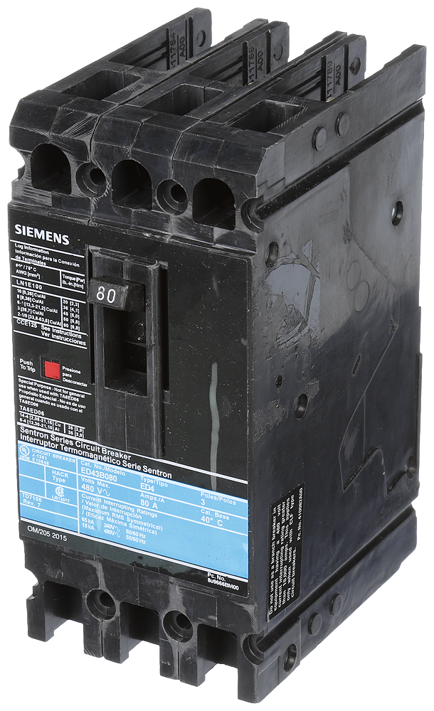 BRKR ED4 3P 480V 80A
