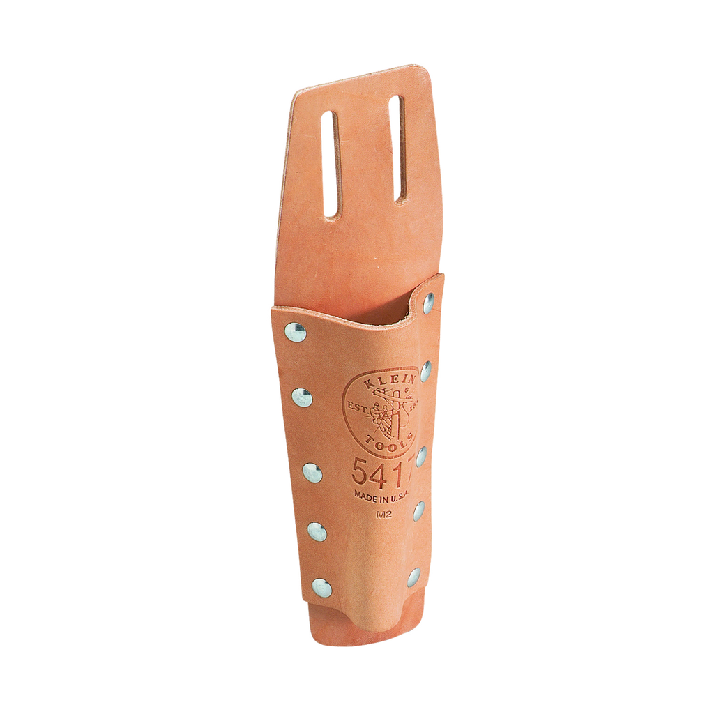 Bull Pin Holder with Slotted Connection, Leather