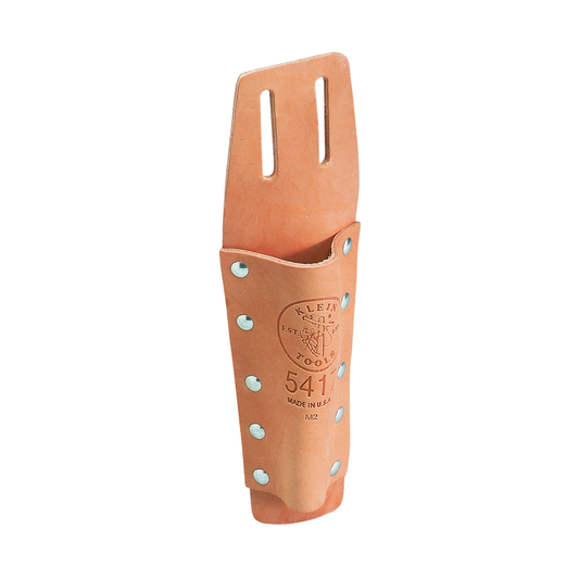 Bull Pin Holder with Slotted Connection, Leather