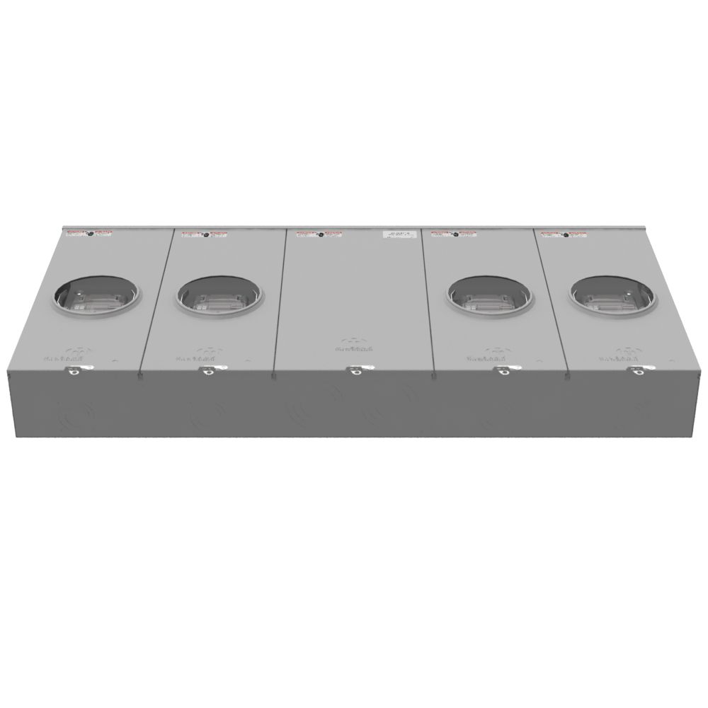 5 Terminal Ringless 2 Large Closing Plates Lever Bypass 4 Position Long Island Lighting Company