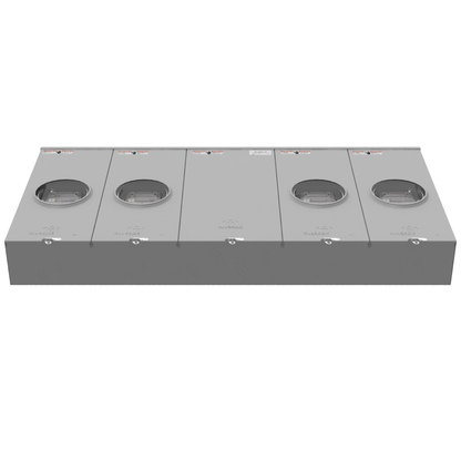 5 Terminal Ringless 2 Large Closing Plates Lever Bypass 4 Position Long Island Lighting Company