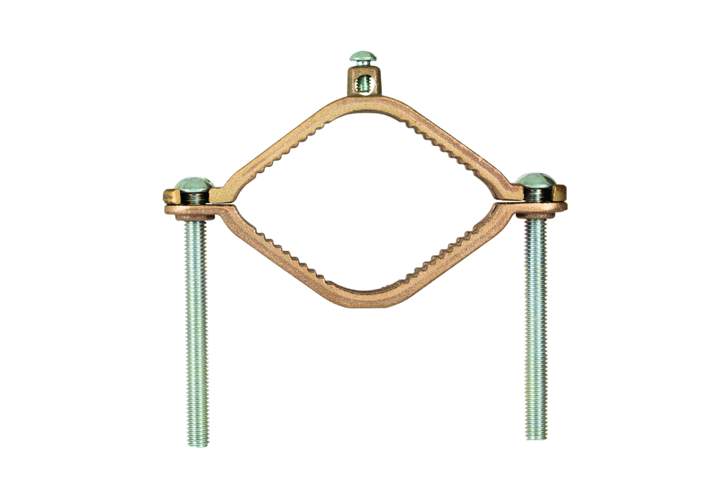 Bronze Ground Clamp for Water Pipe, 2-1/2″ to 4″ Pipe