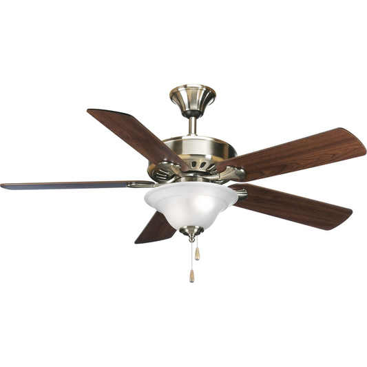 AirPro Performance 52" 5-Blade Brushed Nickel ceiling fan