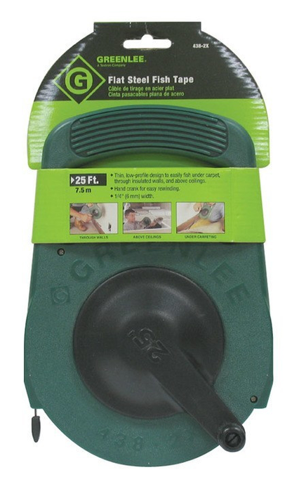 1/4"X25' Flat-Steel Tape (3-Pack)