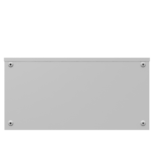 12x24X12 Screw Cover Wireway Type 3R UL Listed Steel Knockouts ANSI 61 Gray Quad D Knockout For Lock