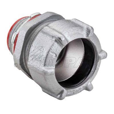 3-1/2" Raintight Rigid Compression Type Connectors with Insulated Throat