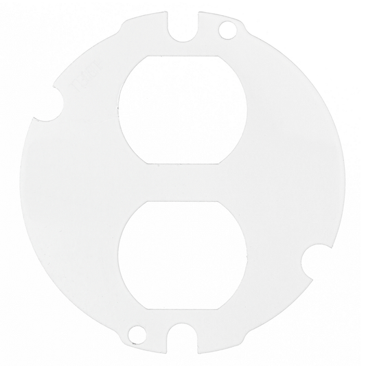4" Series, Sub Plate, (1) Duplex Opening