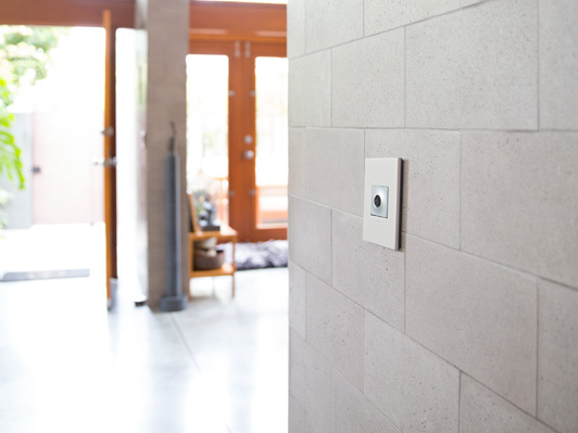 adorne® Gloss White 1-Gang Screwless Wall Plate with Microban®