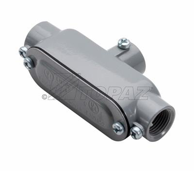 1-1/4" EMT & Rigid Combo TB Type Aluminum Conduit Bodies with Cover & Gasket