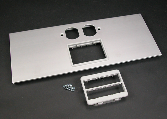 AL5200 Large Multi-Channel Raceway Duplex and Ortronics Cover Plate