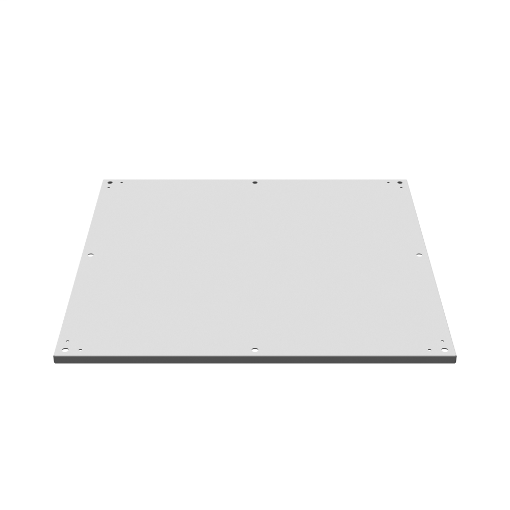 Back Panel Non UL Listed 36x36 Hinge Cover White Steel