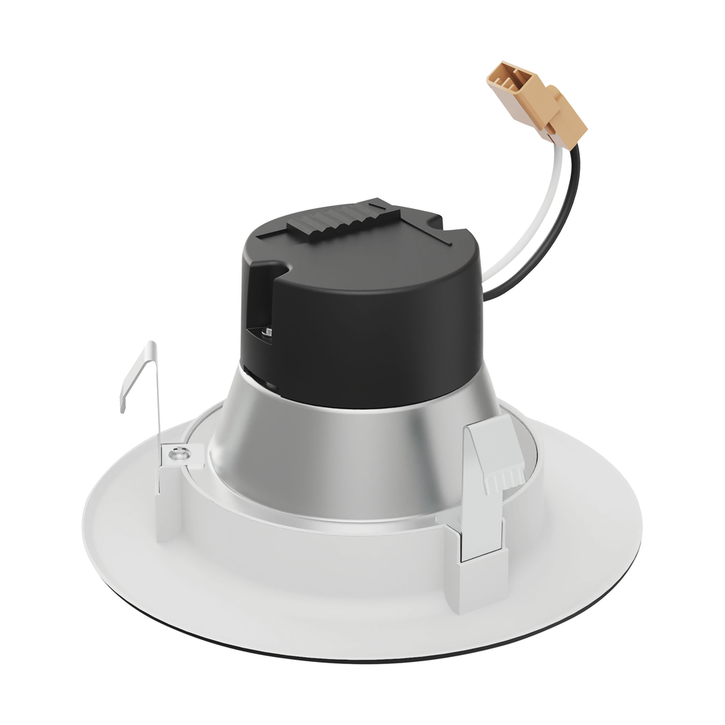 7 Watt; LED Downlight Retrofit; 4 Inch; CCT Selectable; 120 volts; Dimmable; Black Finish