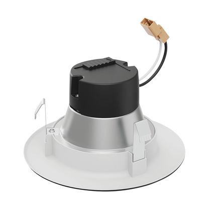 7 Watt; LED Downlight Retrofit; 4 Inch; CCT Selectable; 120 volts; Dimmable; Black Finish