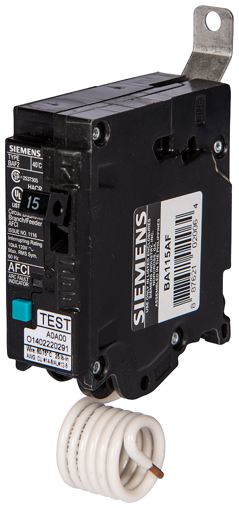 BRKR BAFH2 AFCI 1P 120V 15A 22KA