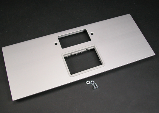 AL5200 Large Multi-Channel Raceway GFCI and 6A Mini Adapter Cover Plate