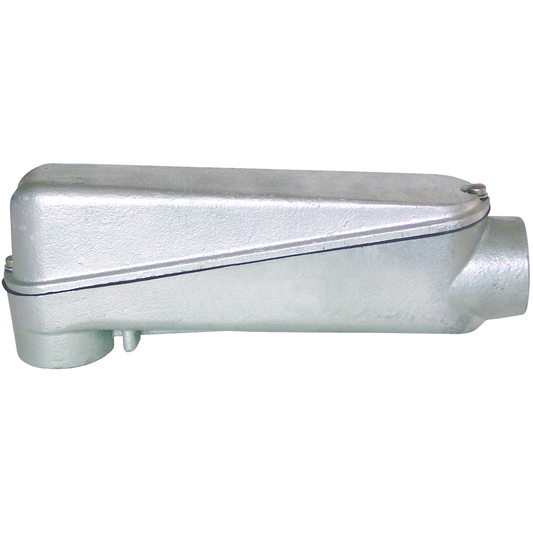 4" LB Hub, Iron Mogul Conduit Body