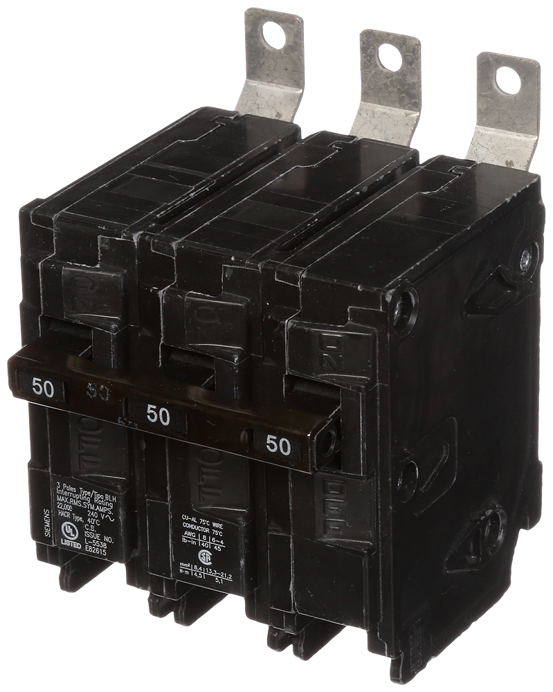 BREAKER 50A 3P 240V 22K BLH