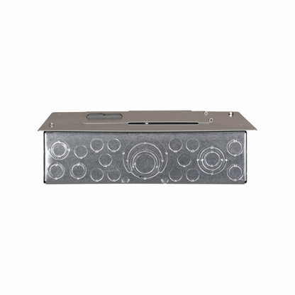 BR style 1-inch loadcenter, main circuit breaker, no feed-thru lugs, 125A, single-phase, 24-pole, 24 circuits, 20 spaces, 120/240V, #4-2/0 AWG Cu/Al at 60°C or 75°C wire, NEMA 1 enclosure, c1 box size