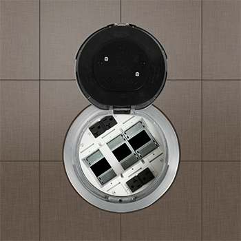 8IN PREWIRED FLUSH STYLE ASSEM AA BRUSHED ALUMINUM