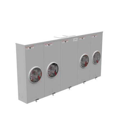 5 Terminal Ringless 2 Large Closing Plates Lever Bypass 4 Position Long Island Lighting Company