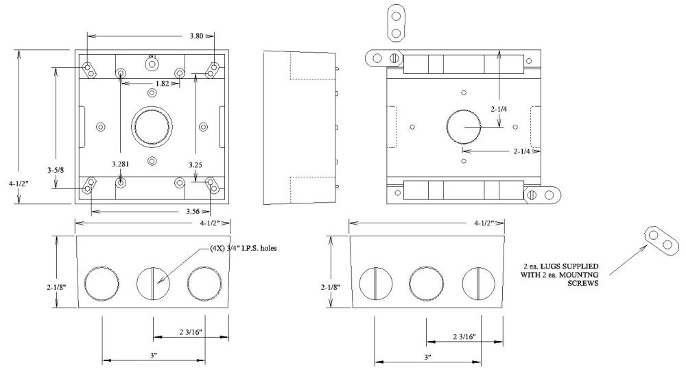 30242, Weatherproof Outlet Box