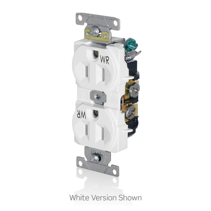 15 Amp, 125 Volt, Duplex Receptacle Outlet, Heavy-Duty Industrial Grade
