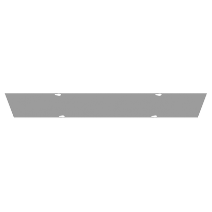 6x24 Wireway Cover Non-UL Listed Steel ANSI 61 Gray
