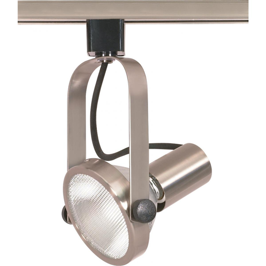 1 Light - PAR30 - Track Head - Gimbal Ring - Brushed Nickel Finish