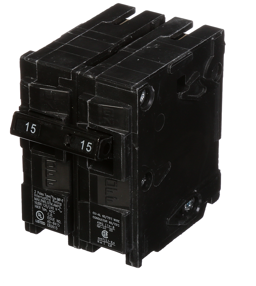 BREAKER 15A 2P 120/240V 10K QP