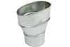 4" Oval to 3" Round Duct Adapter
