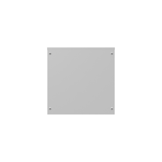 24X10x24 Hinge Cover Type 3R UL Listed Steel Knockouts ANSI 61 Gray Formed Hinges Padlocking Flip Latch Emboss Mounting Holes In Back