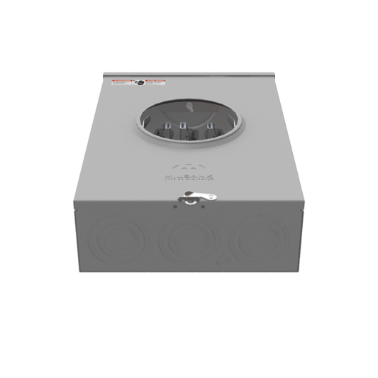 7 Terminal Ringless Large Closing Plate Quadplex Ground Lever Bypass Stainless Steel Hasp
