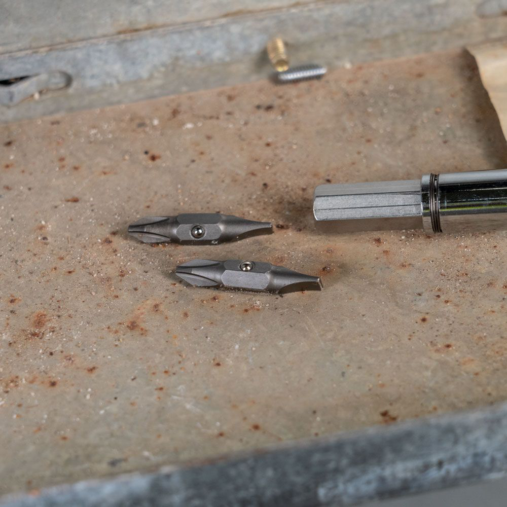 Bit #2 Phillips 1/4-Inch Slotted