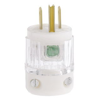 15 Amp, 125 Volt, Straight Blade Plug, Hospital Grade