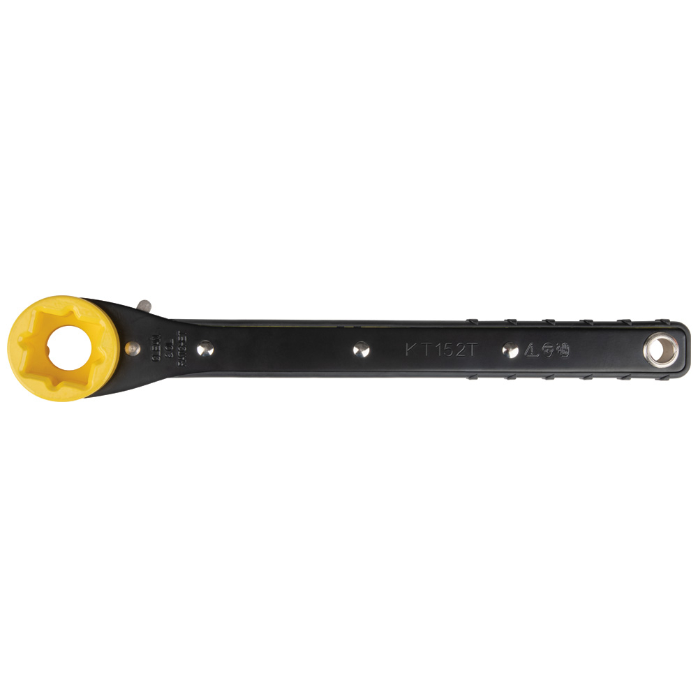 4-in-1 Lineman's Slim Ratcheting Wrench