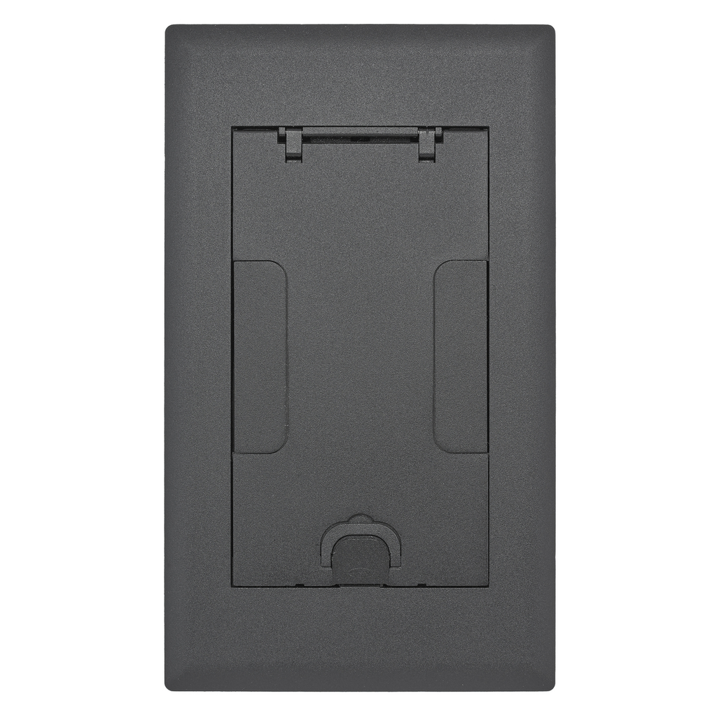 2-Gang AFB Series, Cover Assembly, Black Powder Paint Finish