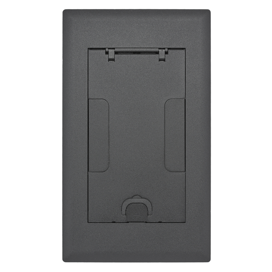 2-Gang AFB Series, Cover Assembly, Black Powder Paint Finish