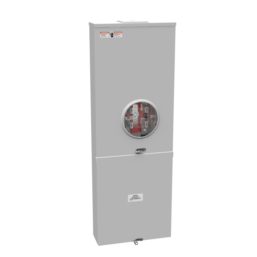 4 Terminal Ringless Large Closing Plate 2-150 Ampere Main Breaker Single Connector Locking 4-600kcmil Long Island Lighting Company