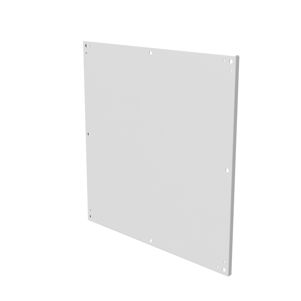 Back Panel Non UL Listed 36x36 Hinge Cover White Steel