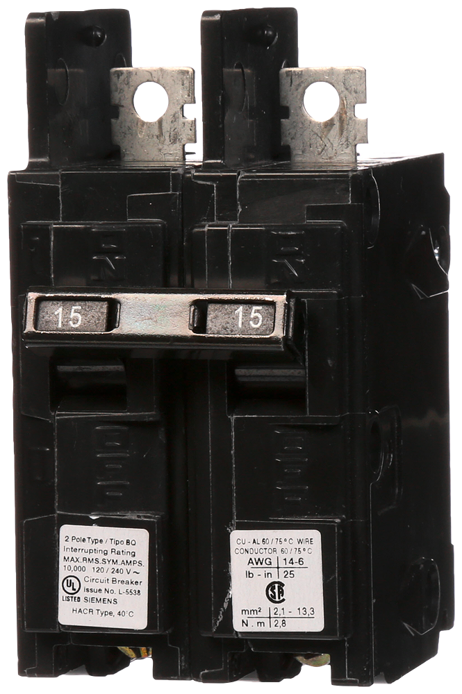 BRKR BQ 2P 120/240V 15A 10K