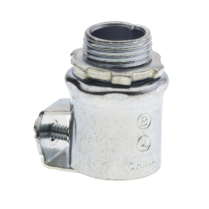 "U" Shaped Strap Connector 3/8", Zinc-plated steel