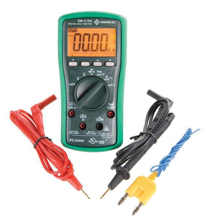 6,000-Count Digital Multimeter, 1000V, 8A (DM-210A)