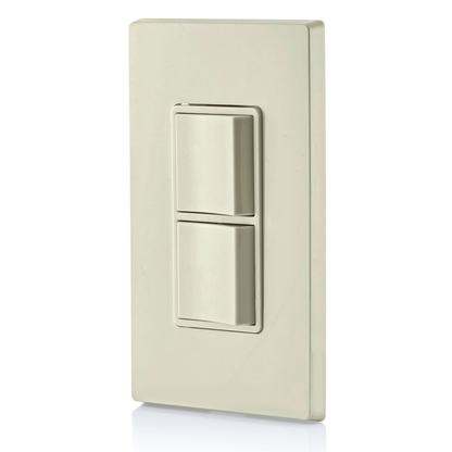 15 Amp Decora Single-Pole / 3-Way Combination Switch, Grounding, Light Almond