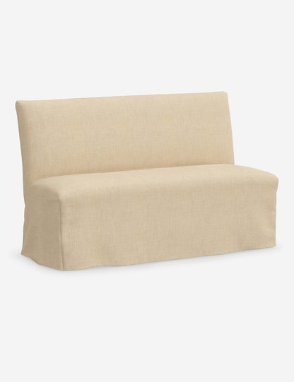 Haddan Slipcover Dining Bench
