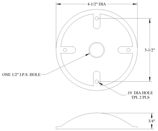 30367W, Weatherproof Lampholder Cover