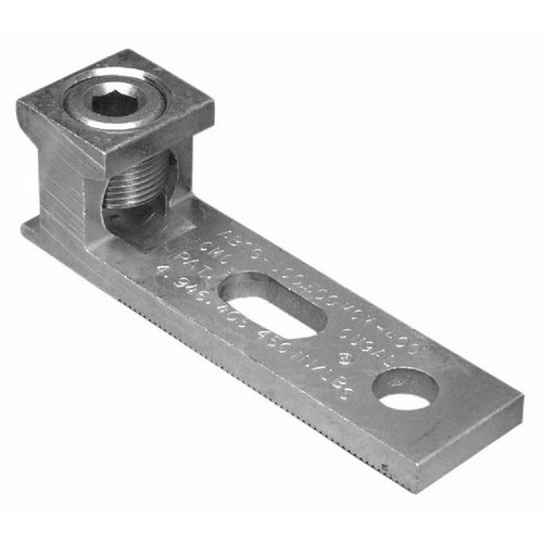 Aluminum Mechanical Lugs One Conductor - Two Hole Mount - Slotted Mounting Hole 350MCM To #6