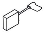 91867053, Cable Puller Commutator Brush