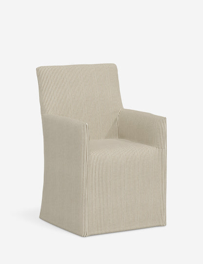 Haddan Slipcover Dining Arm Chair