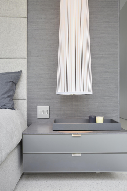 adorne® Satin Nickel 1-Gang Screwless Wall Plate
